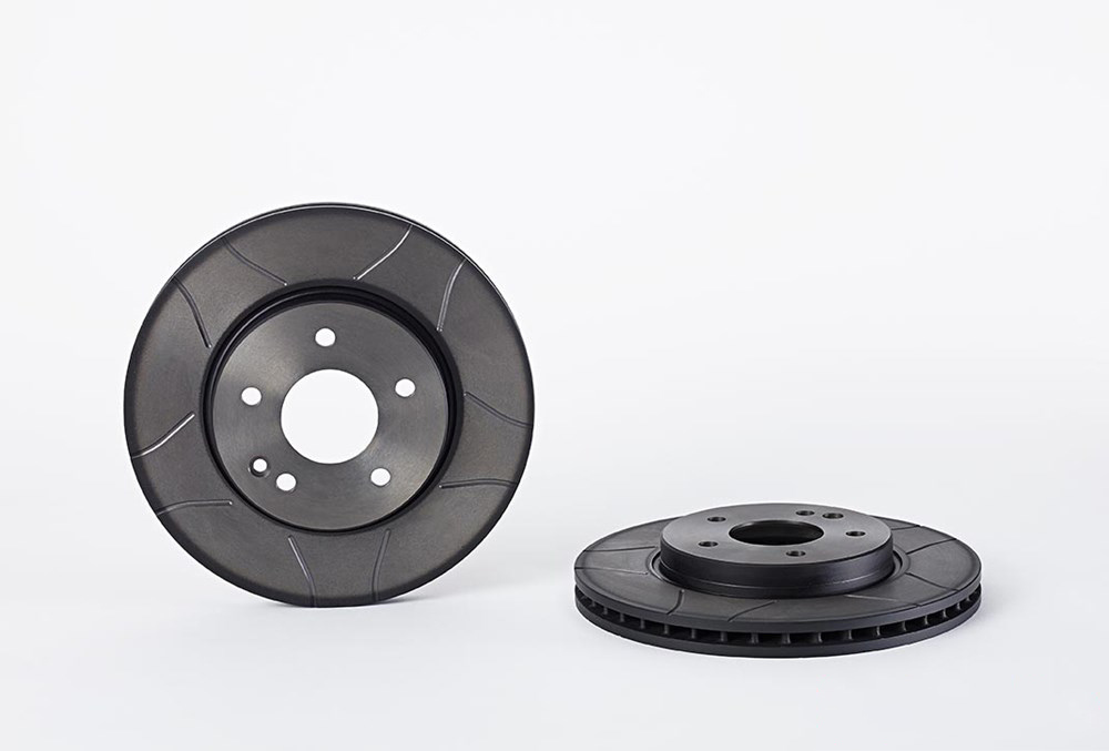 BREMBO Brake disc slotted 09.6845.75 Brake rotor,Brake discs MERCEDES-BENZ,C-Klasse Limousine (W202),SLK (R170),E-Klasse Limousine (W210),CLK (C208)