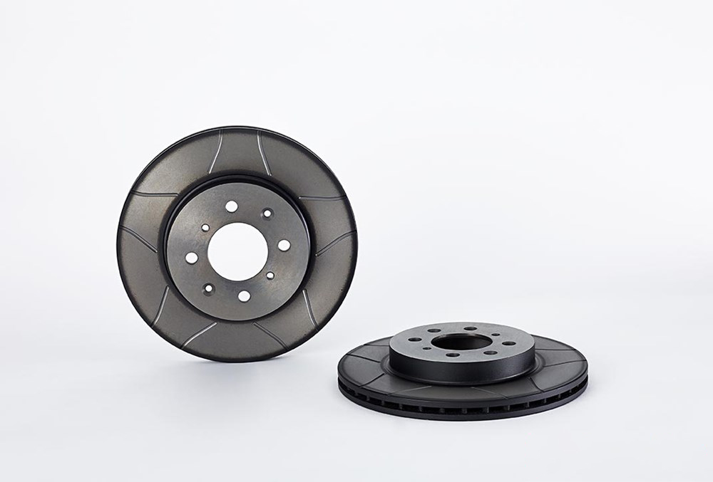 BREMBO Brake disc slotted 09.5509.75 Brake rotor,Brake discs HONDA,ROVER,LOTUS,CIVIC VI Hatchback (EJ, EK),CRX III (EH, EG),CIVIC VI Fastback (MA, MB)