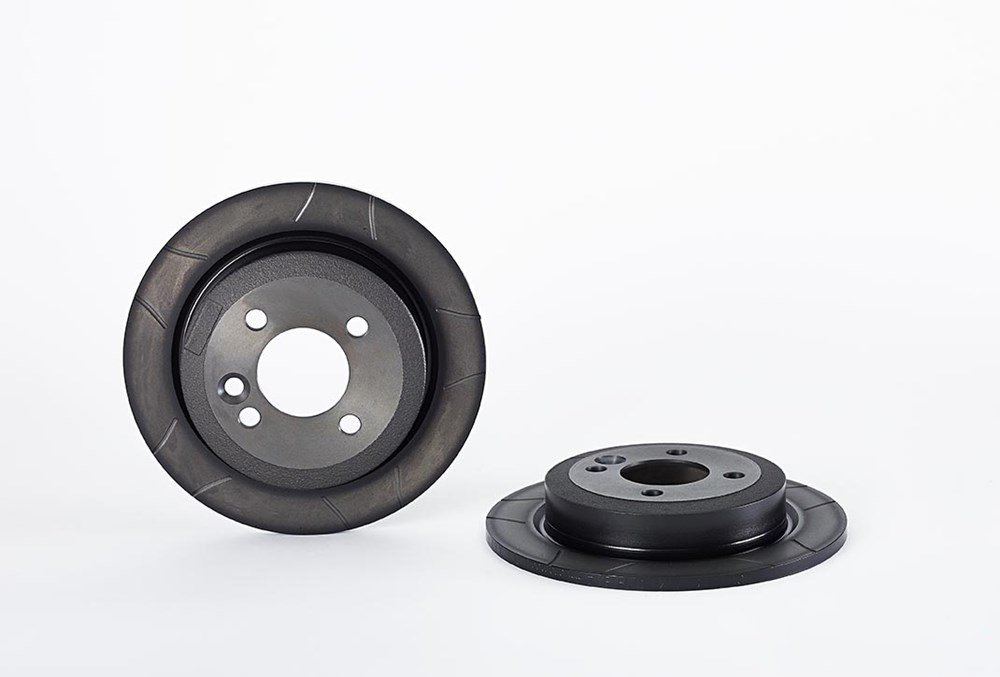 BREMBO Brake disc slotted 08.9163.75 Brake rotor,Brake discs MINI,Schrägheck (R56),Schrägheck (R50, R53),Cabrio (R52)