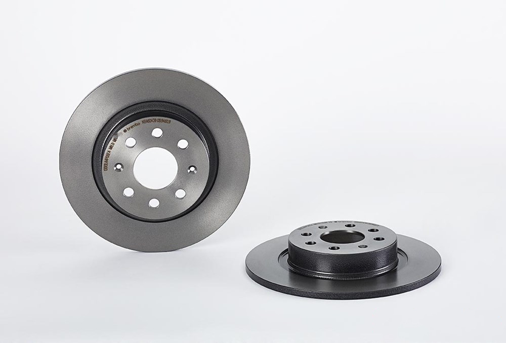 BREMBO Brake disc solid 08.9460.11 Brake rotor,Brake discs OPEL,FIAT,ABARTH,Corsa E Schrägheck (X15),Adam (M13),GRANDE PUNTO (199),PUNTO EVO (199)