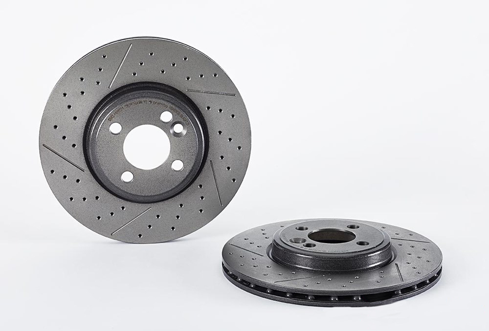 BREMBO Brake disc slotted/perforated 09.A047.21 Brake rotor,Brake discs MINI,Schrägheck (R56),Schrägheck (R50, R53),Clubman (R55),Cabrio (R52)