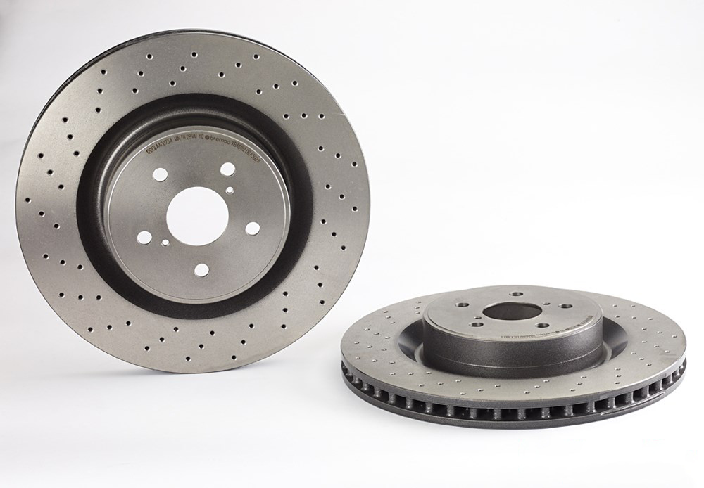 BREMBO Brake disc perforated/vented 09.A300.11 Brake rotor,Brake discs LEXUS,IS II (GSE2_, ALE2_, USE2_)