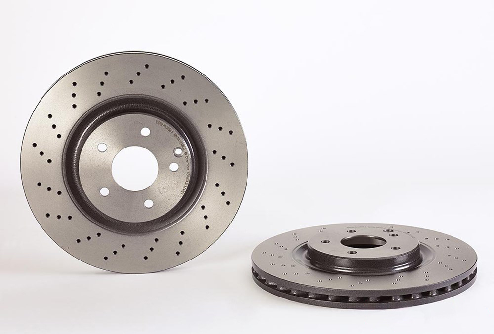 BREMBO Brake disc perforated/vented 09.A448.21 Brake rotor,Brake discs MERCEDES-BENZ,C-Klasse Limousine (W203),C-Klasse T-modell (S203),SLK (R171)