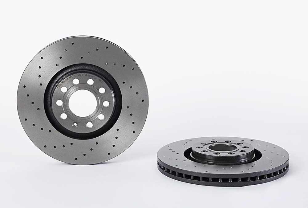 BREMBO Brake disc perforated/vented 09.A813.11 Brake rotor,Brake discs AUDI,A4 Avant (8ED, B7),A4 Limousine (8EC, B7)