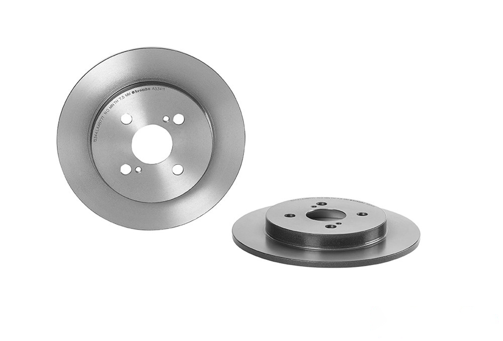 BREMBO Brake disc solid 08.A534.11 Brake rotor,Brake discs TOYOTA,ASTON MARTIN,Yaris Schrägheck (_P9_),iQ (_J1_),Yaris / Vios Limousine (_P9_)
