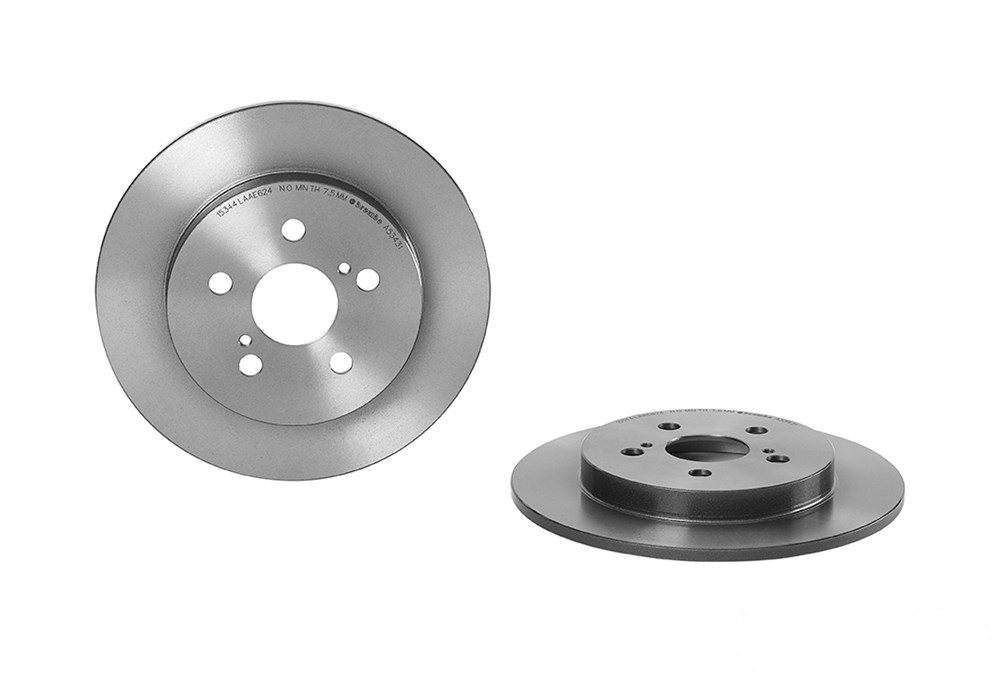 BREMBO Brake disc solid 08.A534.31 Brake rotor,Brake discs TOYOTA,SUBARU,LEXUS,PRIUS (ZVW3_),Verso S (_P12_),COROLLA Stufenheck (E15_),PRIUS (_W5_)