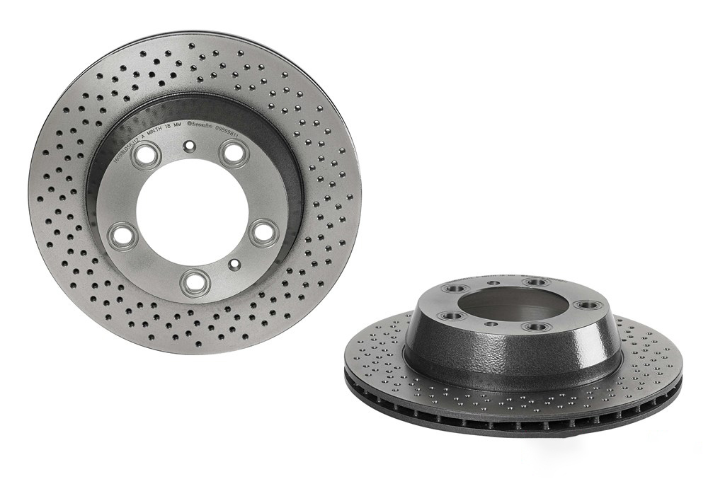 BREMBO Brake disc perforated/vented 09.8998.11 Brake rotor,Brake discs PORSCHE,BOXSTER (987),CAYMAN (987),BOXSTER (981),718 CAYMAN (982),CAYMAN (981)