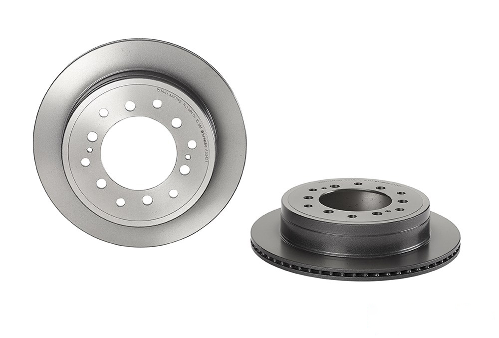 BREMBO Brake disc internally vented 09.A334.21 Brake rotor,Brake discs TOYOTA,LEXUS,LAND CRUISER 150 (KDJ15_, GRJ15_),FJ CRUISER (GSJ1_)