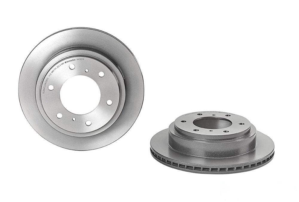 BREMBO Brake disc internally vented 09.A450.11 Brake rotor,Brake discs MITSUBISHI,PAJERO IV (V8_W, V9_W),PAJERO III (V7_W, V6_W)