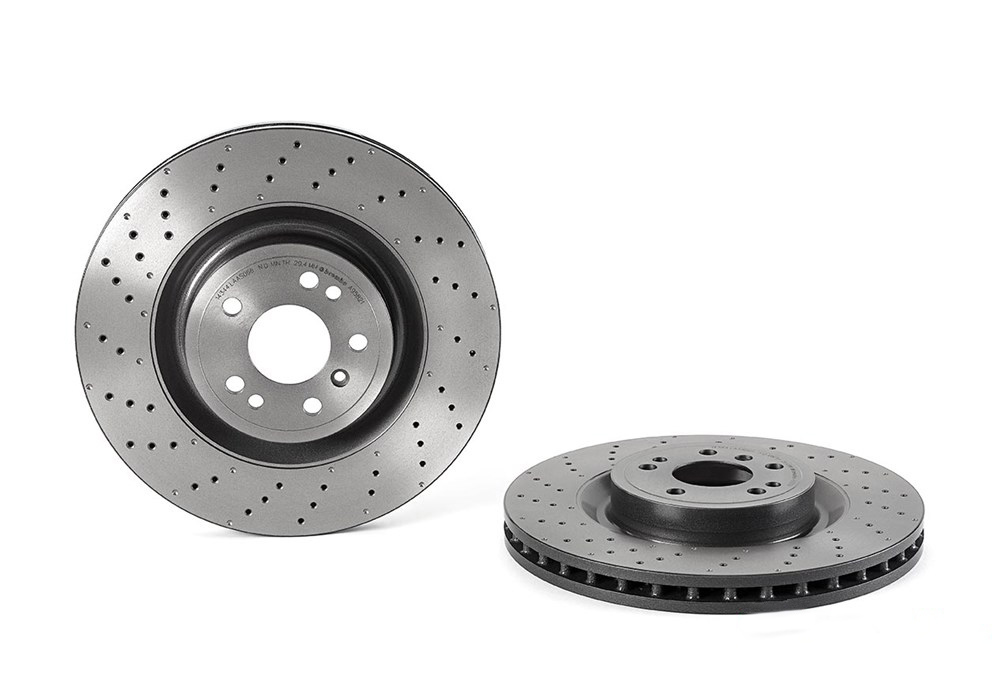 BREMBO Brake disc perforated/vented 09.A958.21 Brake rotor,Brake discs MERCEDES-BENZ,M-Klasse (W166),GLE (W166),GLE Coupe (C292),GL (X166),GLS (X166)