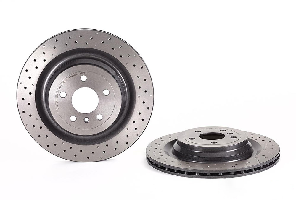 BREMBO Brake disc perforated/vented 09.A961.21 Brake rotor,Brake discs MERCEDES-BENZ,M-Klasse (W166),GLE (W166),GLE Coupe (C292),GL (X166)