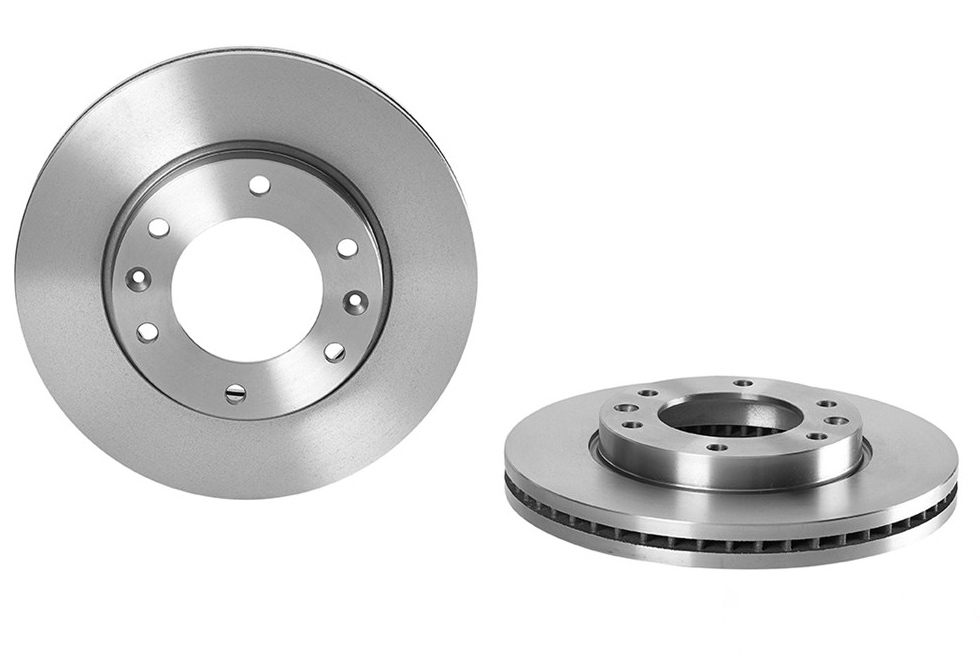 BREMBO Brake disc PRIME LINE internally vented 09.B611.10 Brake rotor,Brake discs HYUNDAI,H-1 Travel (TQ),H-1 Cargo (TQ)
