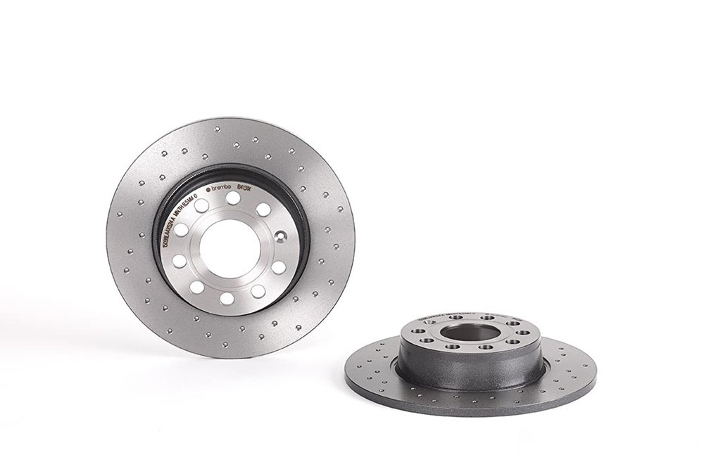 BREMBO Brake disc Perforated 08.B413.1X Brake rotor,Brake discs VW,AUDI,SKODA,Golf VII Schrägheck (5G1, BQ1, BE1, BE2),TOURAN (1T1, 1T2),GOLF VI (5K1)