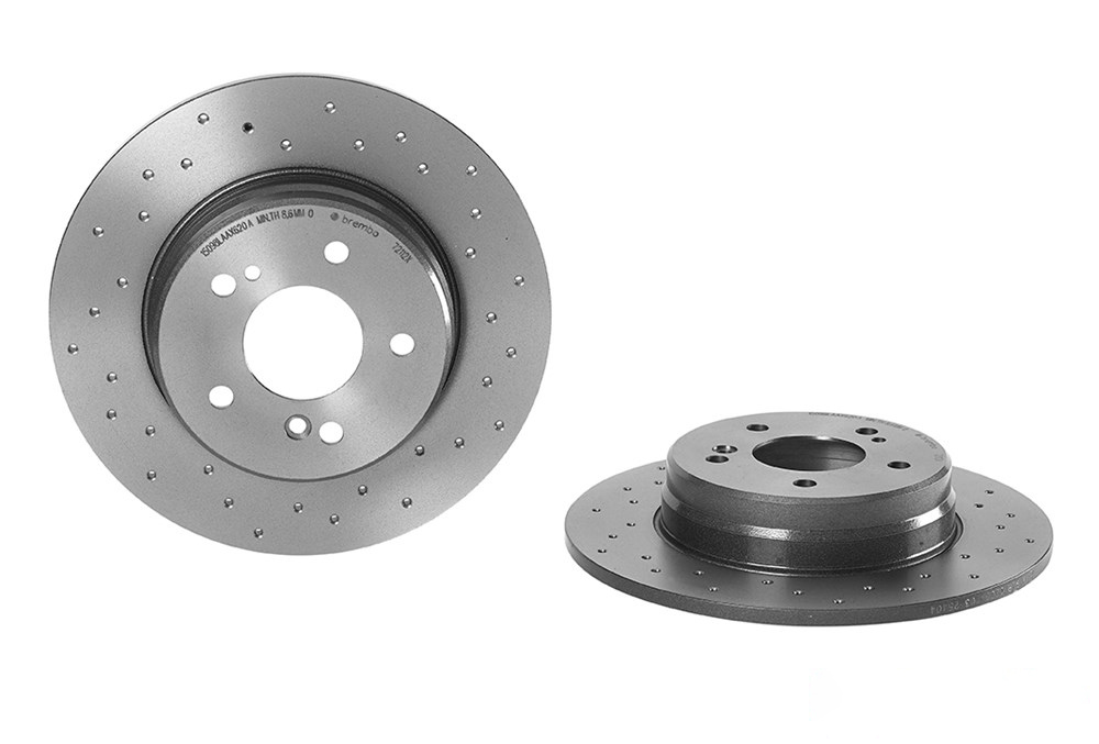 BREMBO Brake disc MERCEDES-BENZ 08.7211.2X 1244231112,2034230412,2104230312 Brake rotor,Brake discs,Brake rotors 2104230612,2104231012,A1244231112
