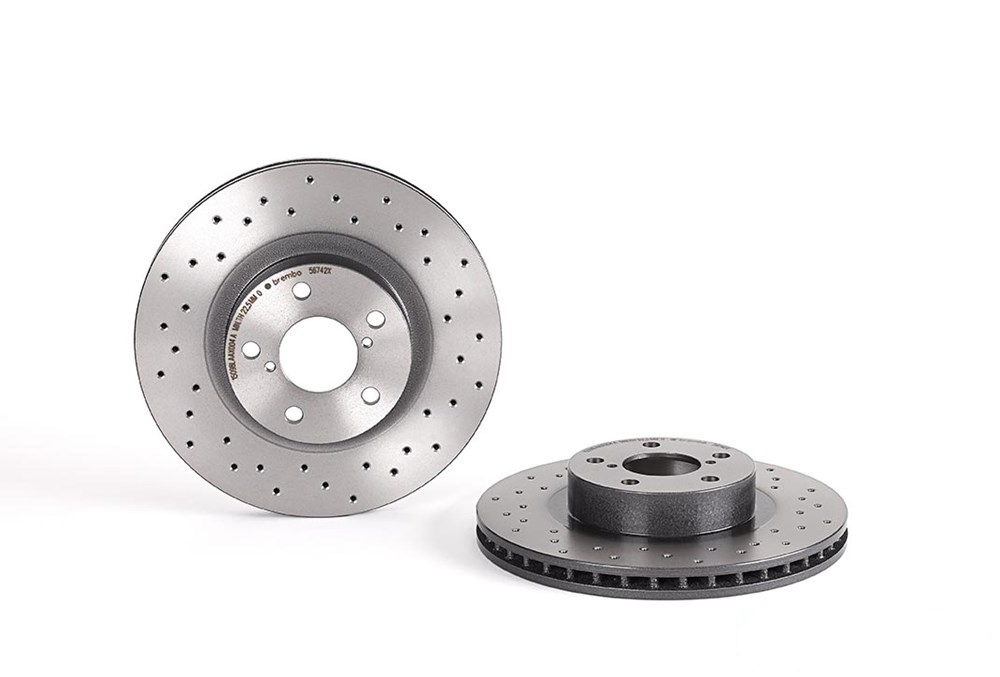 BREMBO Brake disc TOYOTA,SUBARU 09.5674.2X 26300AE00A,26300AE00B,26300AE00C Brake rotor,Brake discs,Brake rotors 26300AE050,26300AE070,26300AE071