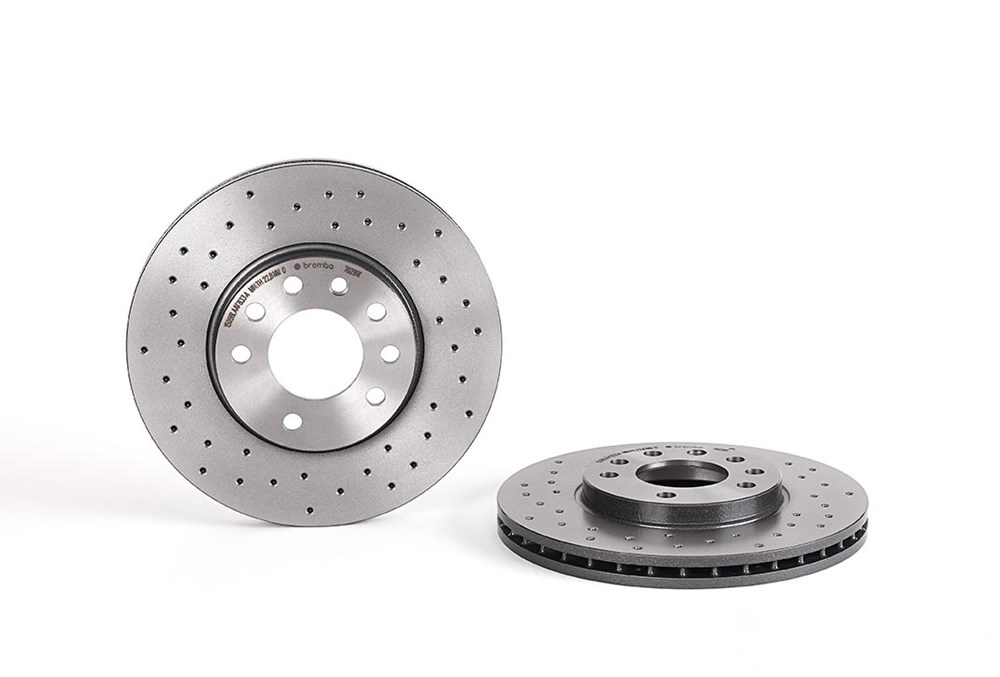 BREMBO Brake disc perforated/vented 09.7629.1X Brake rotor,Brake discs OPEL,CHEVROLET,VAUXHALL,ZAFIRA B (A05),Corsa C Schrägheck (X01),Meriva A (X03)