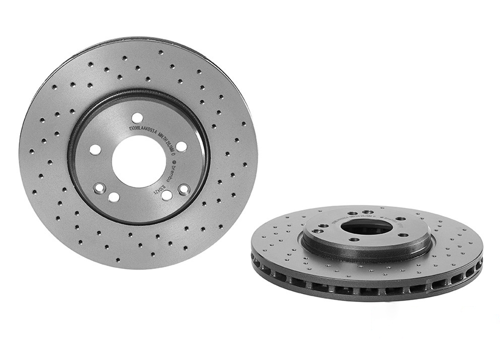 BREMBO Brake disc perforated/vented 09.8304.2X Brake rotor,Brake discs MERCEDES-BENZ,C-Klasse Limousine (W203),C-Klasse T-modell (S203),SLK (R171)