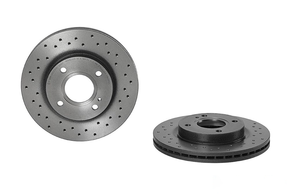 BREMBO Brake disc FORD 09.A968.2X 1523795,1535924,1546835 Brake rotor,Brake discs,Brake rotors 1679853,1892667,1892668,2017682,8V511125AA,8V511125AB