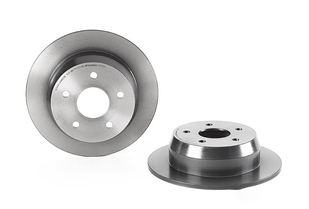 BREMBO Brake disc JEEP 08.A533.11 52098666,52098666AA Brake rotor,Brake discs,Brake rotors