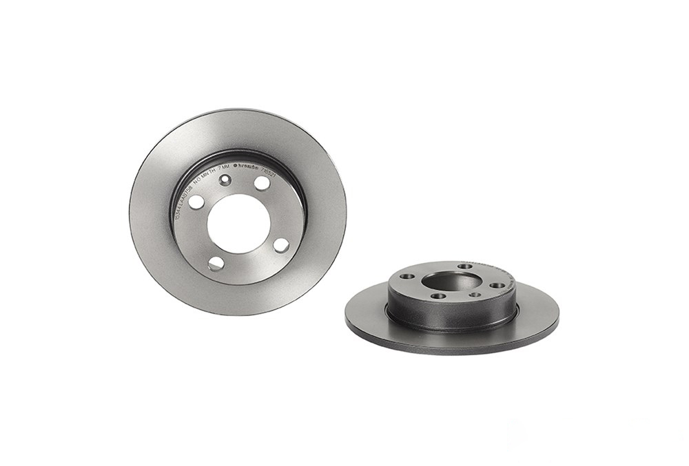 BREMBO Brake disc solid 08.7165.21 Brake rotor,Brake discs VW,SEAT,Golf IV Schrägheck (1J1),Lupo (6X1, 6E1),POLO (6N2),Polo Schrägheck (6N1)