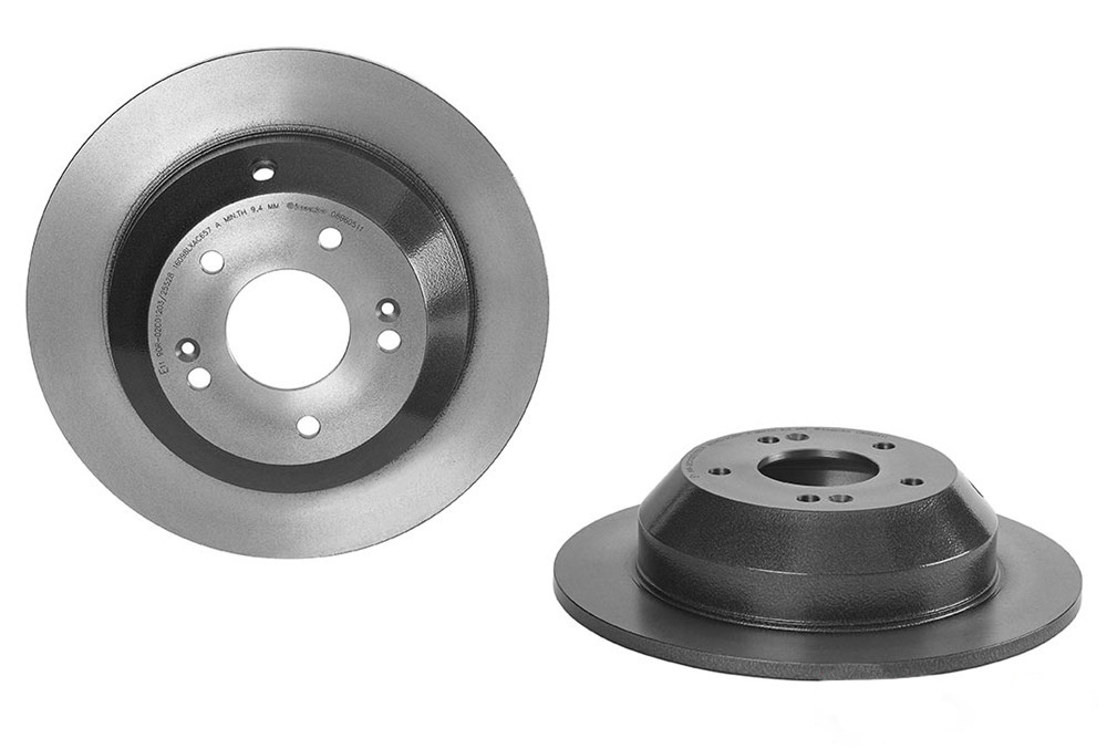 BREMBO Brake disc HYUNDAI,KIA 08.B605.11 584112P000,584112W010,S584112P000 Brake rotor,Brake discs,Brake rotors 584112W010,584112P000,584112W010