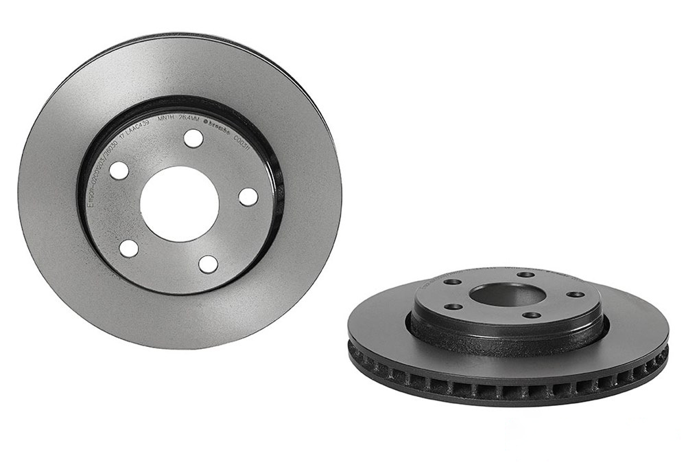 BREMBO Brake disc internally vented 09.C003.11 Brake rotor,Brake discs JEEP,WRANGLER III (JK),Wrangler IV (JL)