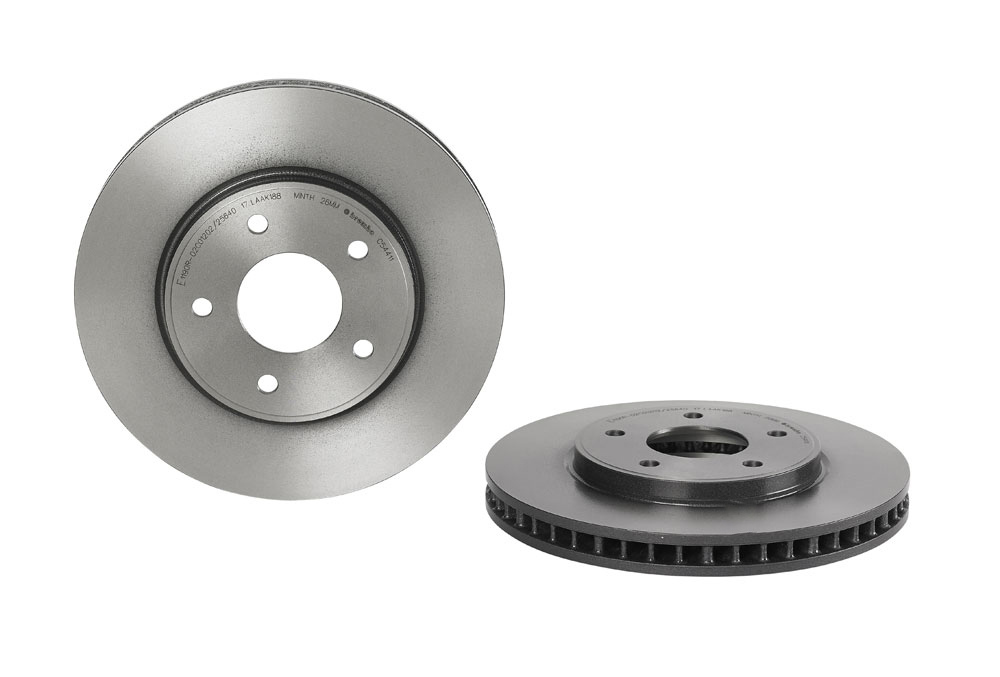BREMBO Brake disc internally vented 09.C544.11 Brake rotor,Brake discs NISSAN,NV200 / Evalia Bus,NV200 Kasten / Kombi,Leaf (ZE1_),LEAF,SERENA (C26)