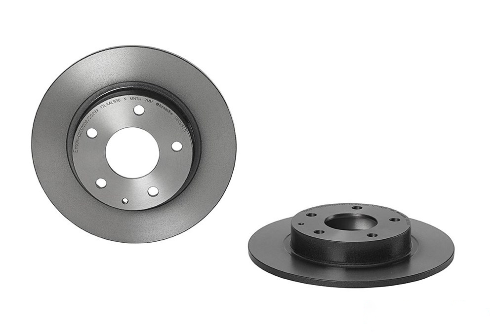 BREMBO Brake disc solid 08.C653.11 Brake rotor,Brake discs MAZDA,3 (BK),3 Schrägheck (BM, BN),CX-3 (DK),3 Limousine (BM, BN),3 Schrägheck (BP)