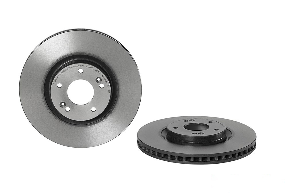 BREMBO Brake disc internally vented 09.C245.11 Brake rotor,Brake discs HYUNDAI,KIA,ix35 (LM, EL, ELH),Tucson (TL, TLE),i40 CW (VF),Kona (OS),i40 (VF)