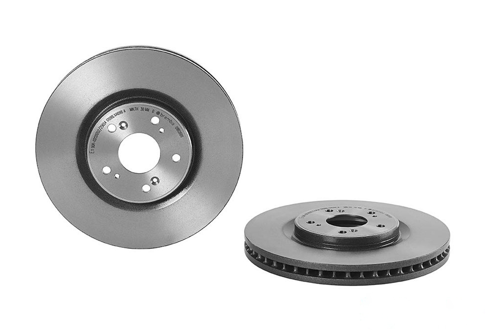 BREMBO Brake disc PRIME LINE - UV Coated internally vented 09.B269.11 Brake rotor,Brake discs HONDA,ACCORD VIII (CU),ACCORD VIII Kombi