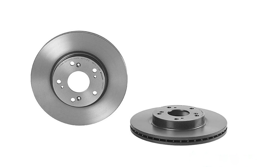 BREMBO Brake disc internally vented 09.A455.11 Brake rotor,Brake discs HONDA,CIVIC VIII Hatchback (FN, FK),CIVIC X Schrägheck (FC_, FK),FR-V (BE)