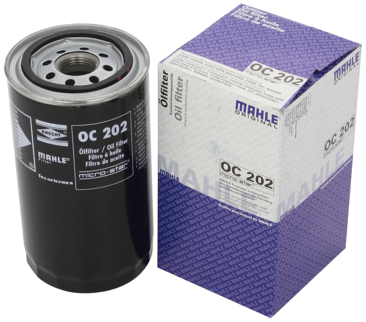 MAHLE ORIGINAL Oil filter FORD,NEW HOLLAND,MCCORMICK OC 202 1133276R2,1329020C1,1329020C2 Engine oil filter 2059246R91,3055230R91,3055766R91,3136737