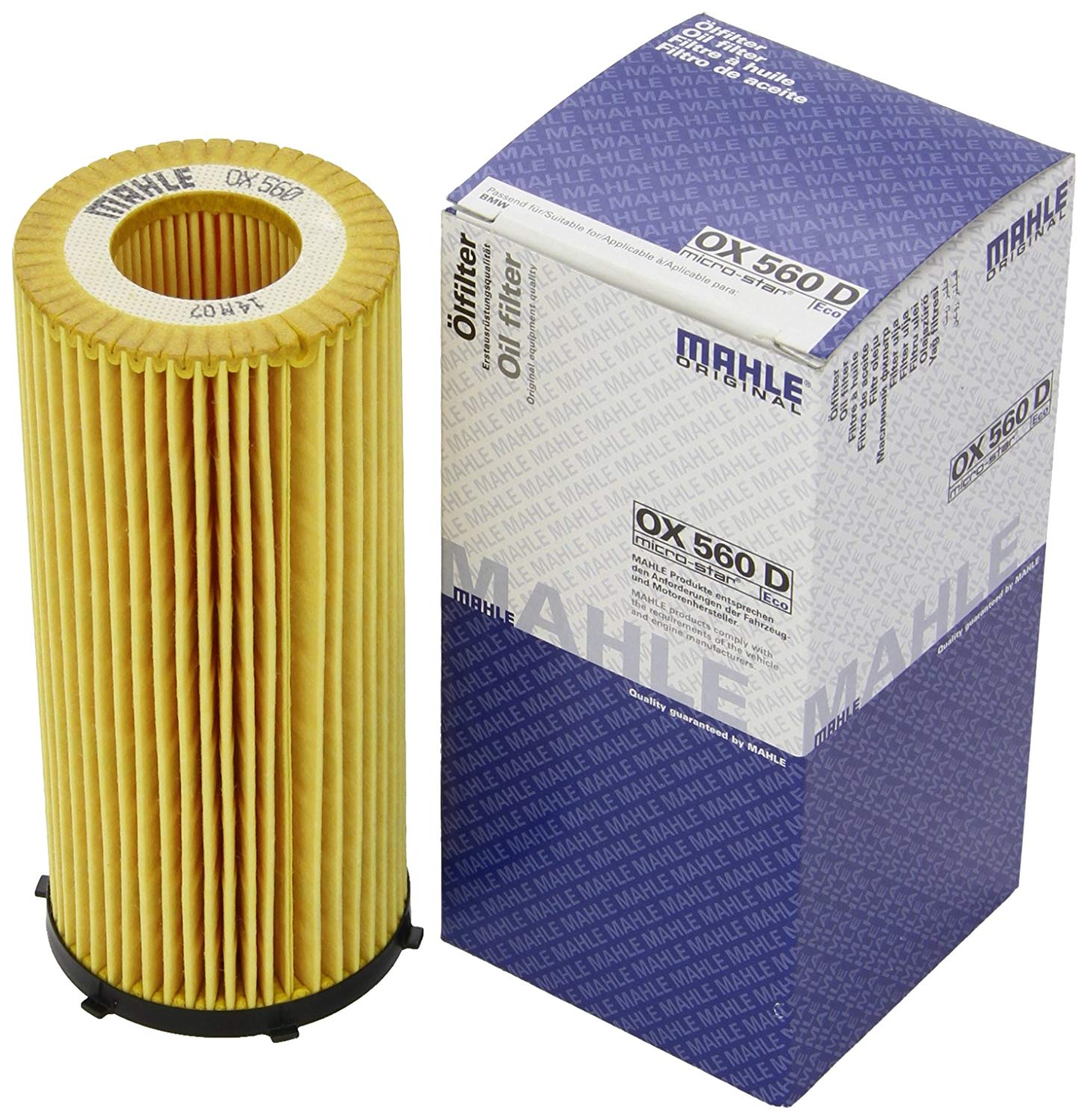MAHLE ORIGINAL Oil filter Filter Insert OX 560D Engine oil filter BMW,3 Touring (E91),3 Limousine (E90),5 Touring (F11),5 Limousine (F10)
