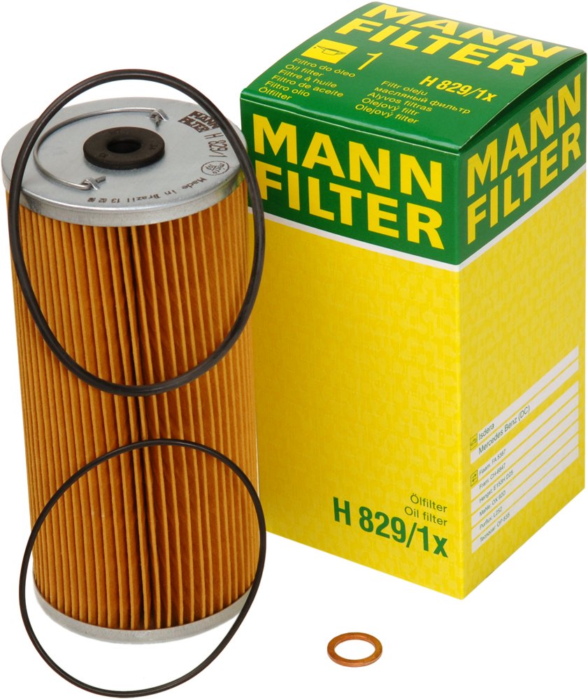 MANN-FILTER Oil filter MERCEDES-BENZ H 829/1 x 0011849125,0011849425,1191800009 Engine oil filter 119180000967,A0011849125,A0011849425,A1191800009
