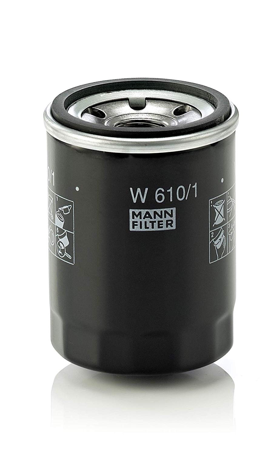 MANN-FILTER Oil filter VW,FIAT,TOYOTA W 610/1 311159A1,1560187110,71742115 Engine oil filter 71746761,71747593,71768154,550140516190,4664600,93164895