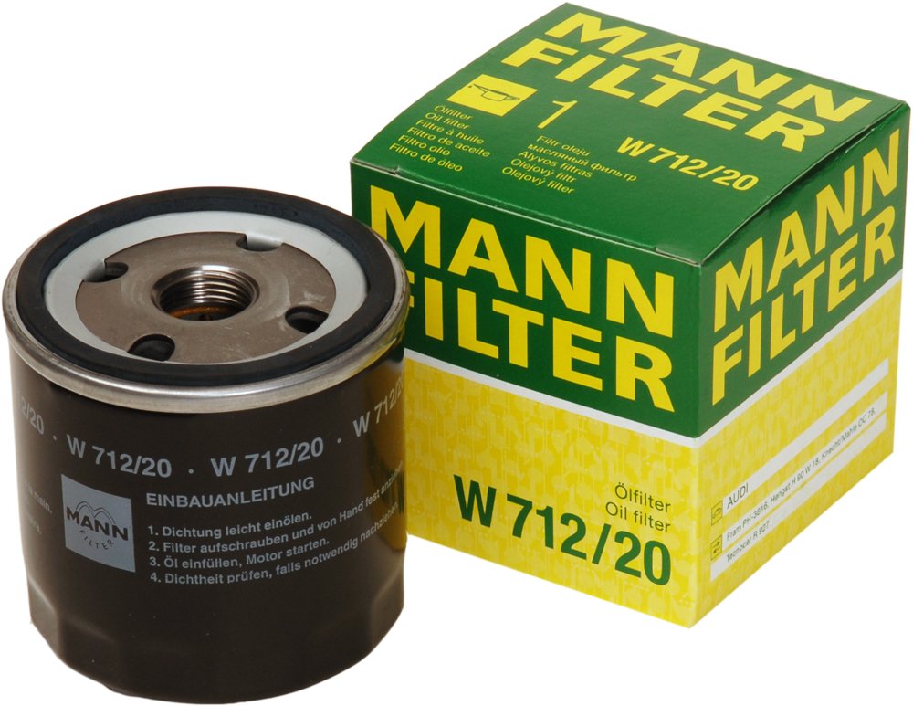 Oil Filter W 712/20 MANN-FILTER W 71220