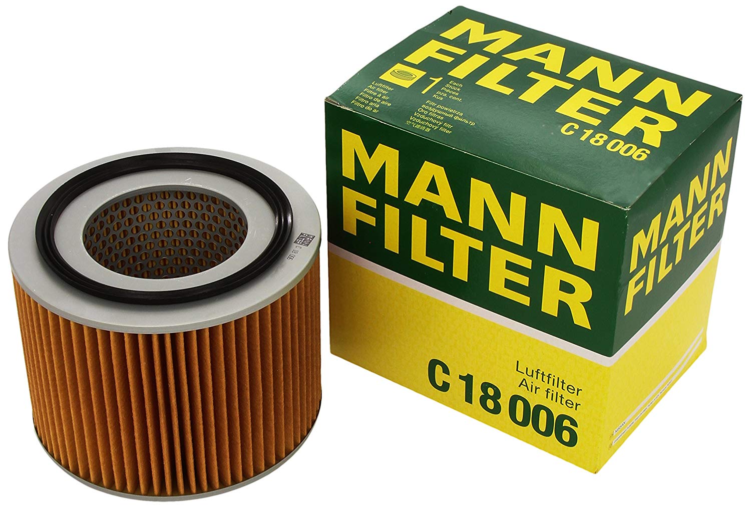 MANN-FILTER Air filter Filter Insert C 18 006 Engine air filter,Engine filter NISSAN,Patrol GR V SUV (Y61),PICK UP (D22)