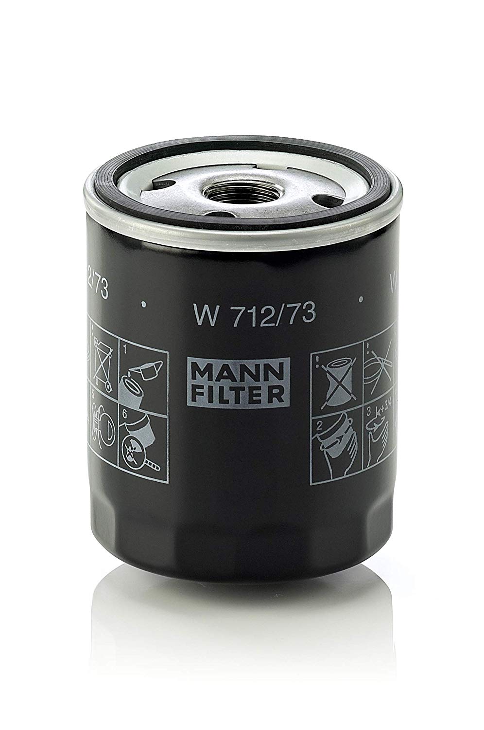 MANN-FILTER Oil filter FORD,TOYOTA,MAZDA W 712/73 11427791059,2201523,1560025010 Engine oil filter 1560087104,1560087307,1560187307,1560187705,1218846