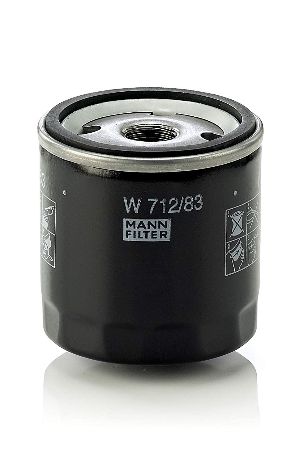 MANN-FILTER Oil filter VW,TOYOTA,MINI W 712/83 11427791059,2201523,4801012010 Engine oil filter 1560025010,1560087104,1560087307,1560187307,1560187705