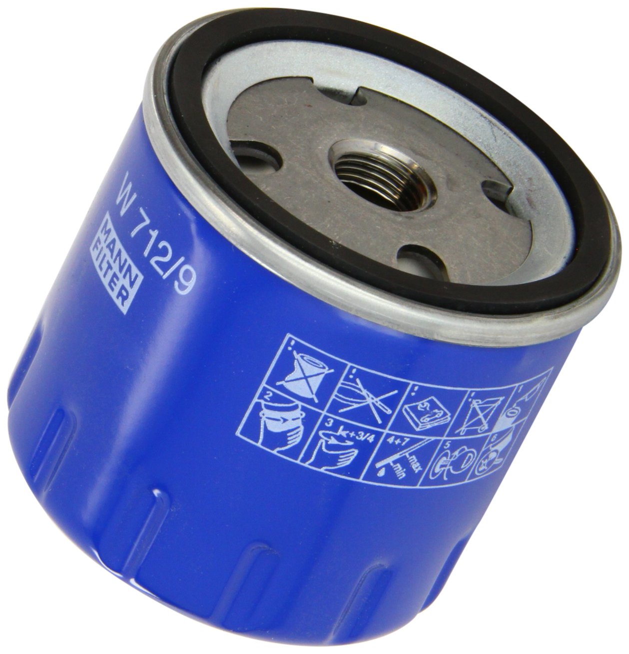 MANN-FILTER Oil filter PEUGEOT,CITROËN,TALBOT W 712/9 5427744,5427744T,5436642 Engine oil filter 5487068,5491083,75491083,75518393,75518393Y,7591083A
