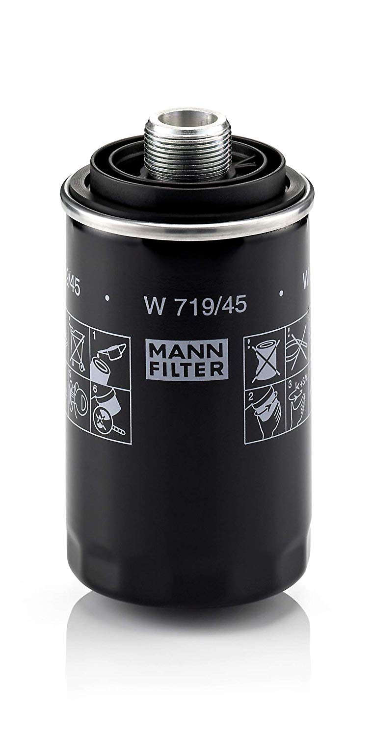 MANN-FILTER Oil filter VW,AUDI,SKODA W 719/45 L06J115403Q,1016053926,1056004100 Engine oil filter 1017100AEC01,1017100XEC01,06H115403,06H115561