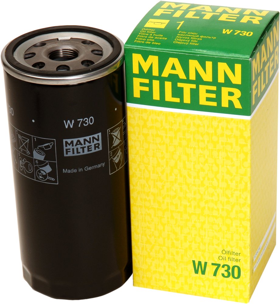 MANN-FILTER Oil filter PORSCHE W 730 92810720103,92810720104,92810720105 Engine oil filter 92810720107