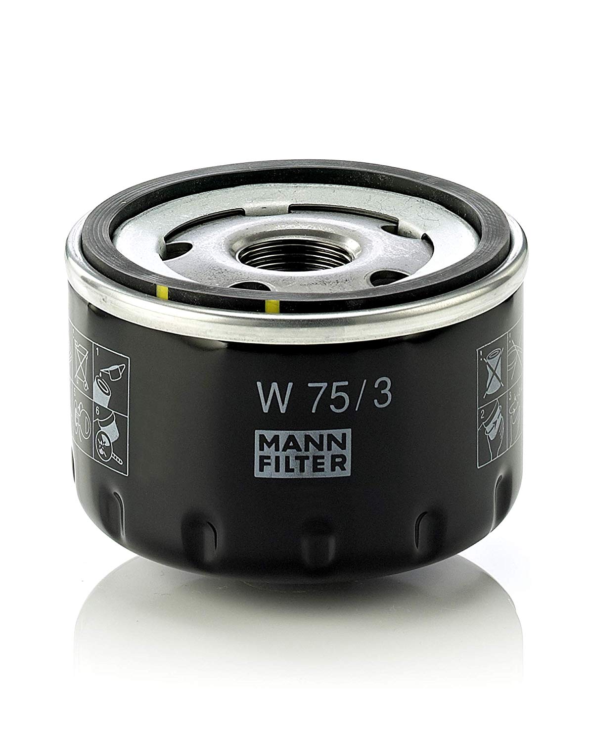 MANN-FILTER Oil filter OPEL,RENAULT,NISSAN W 75/3 8933004195,592175107,MLS000462A Engine oil filter MLS000602,1052175136,12850312,5032175107,73500506
