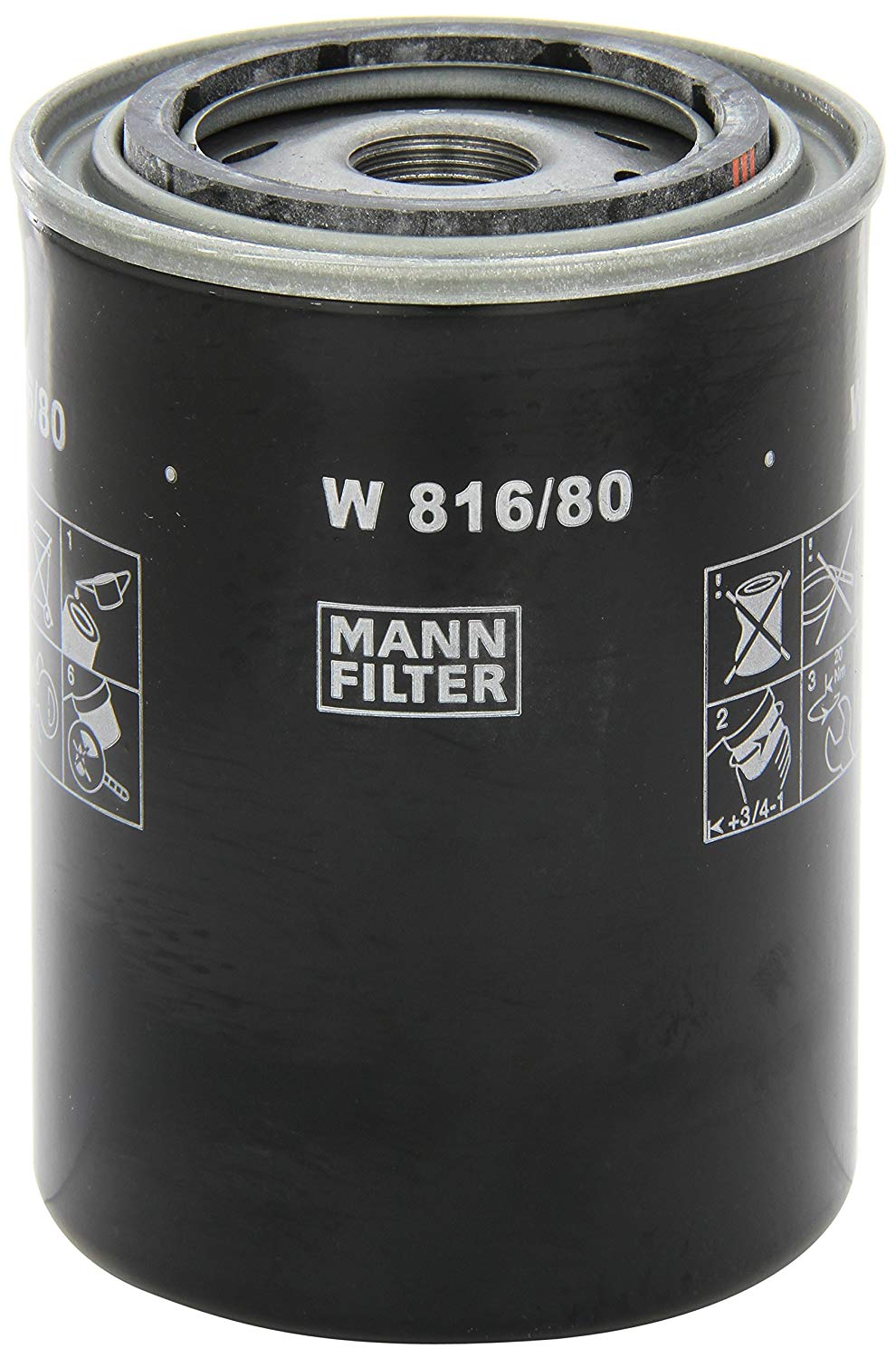 MANN-FILTER Oil filter MITSUBISHI,DAIHATSU W 816/80 6659329,1560187305,1560187309 Engine oil filter 1560187310,E3TZ6731C,25011441,94217272,8942172720