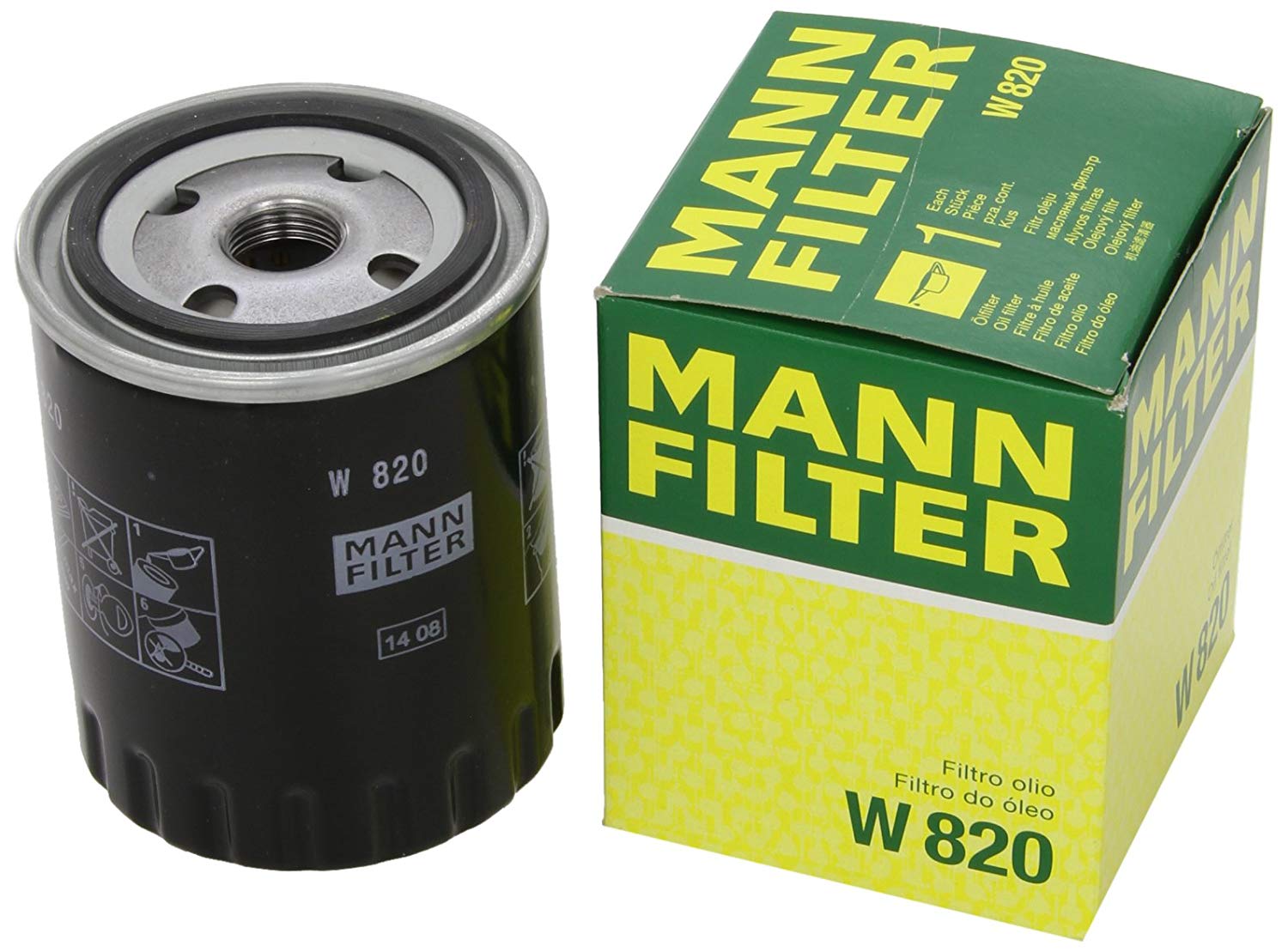 Oil Filter W 820 MANN-FILTER W 820