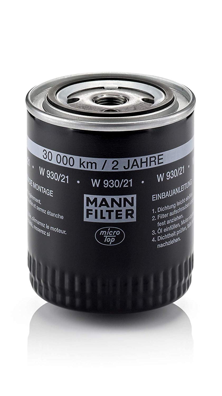 MANN-FILTER Oil filter Spin-on Filter W 930/21 Engine oil filter VW,AUDI,SKODA,PASSAT Variant (3B6),PASSAT (3B3),PASSAT Variant (3B5),PASSAT (3B2)