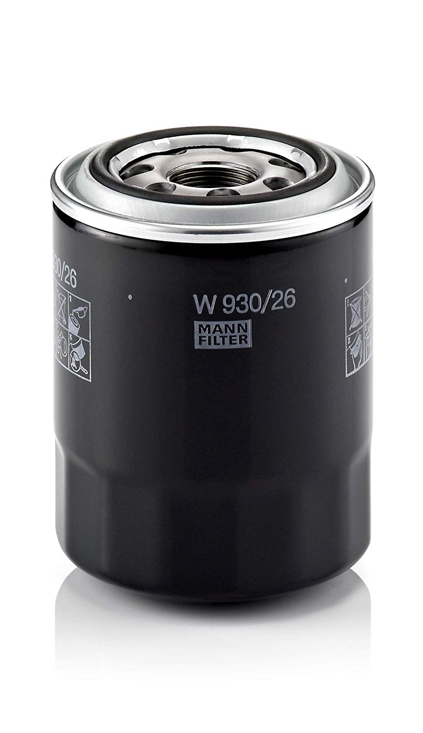 MANN-FILTER Oil filter HYUNDAI,KIA W 930/26 2630042030,2630042040,2630042060 Engine oil filter 263104A000,263104A010,263304A000,263304A001,263304X000