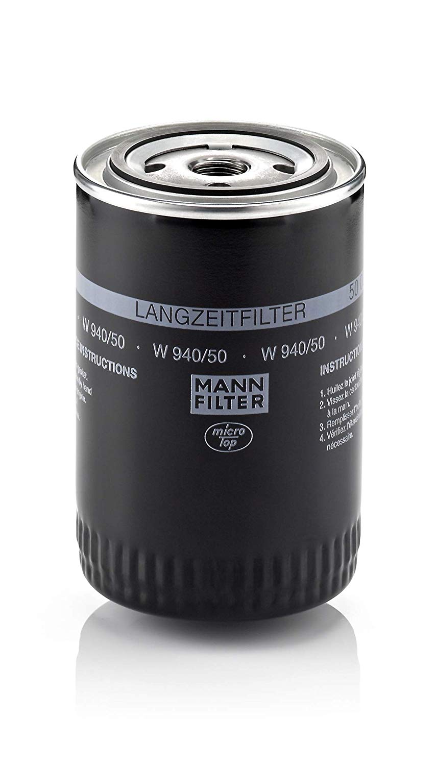 MANN-FILTER Oil filter Spin-on Filter W 940/50 Engine oil filter VW,AUDI,PASSAT Variant (3B5),PASSAT (3B2),A4 Limousine (8D2, B5),A4 Avant (8D5, B5)