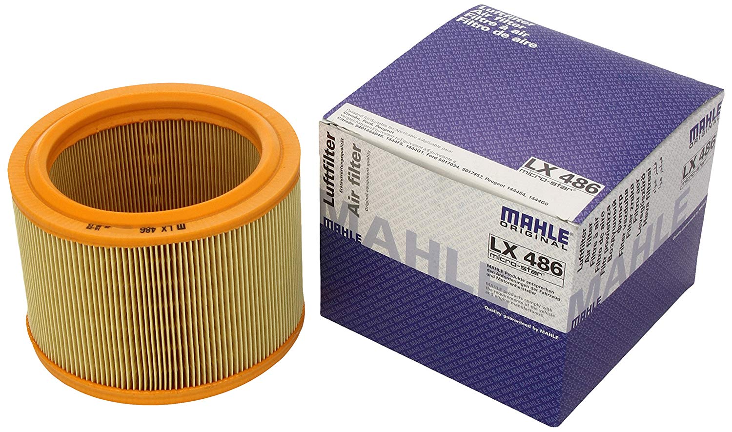 MAHLE ORIGINAL Air filter PEUGEOT,CITROËN,LADA LX 486 144484,1444F5,1444G0 Engine air filter,Engine filter 1444G1,1444VF,1444WH,144553,144574,144590