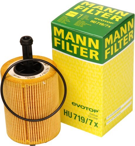 MANN-FILTER Oil filter VW,AUDI,FORD HU 719/7 x 071115562A,68001297AA,K68001297AA Engine oil filter 1118184,1250679,51091475,VW071115562C,MN980125